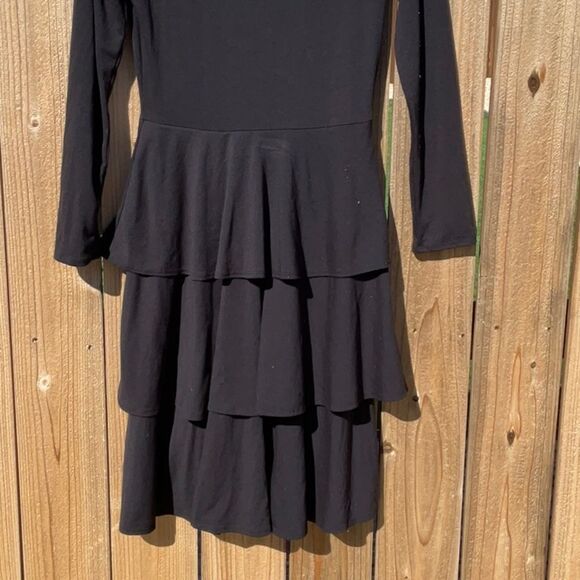 Take 50% OFF- LulaRoe Elegant Black Tiered Dress, Size-M - Picture 9 of 11